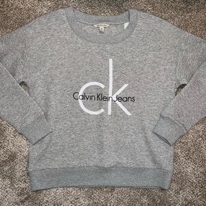 Calvin Klein Jeans Women's Grey Sweater
